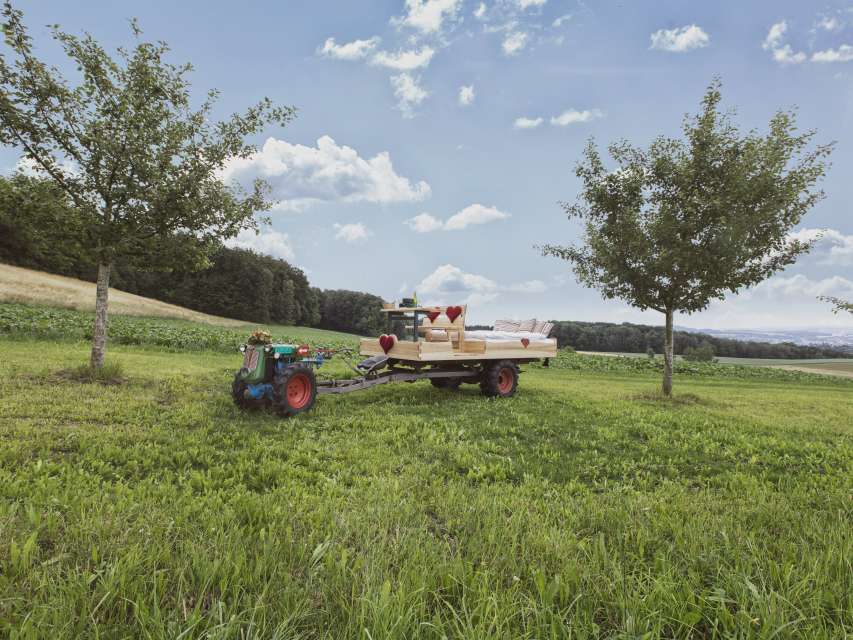 Himmelbett – schlafen unterm Apfelbaum