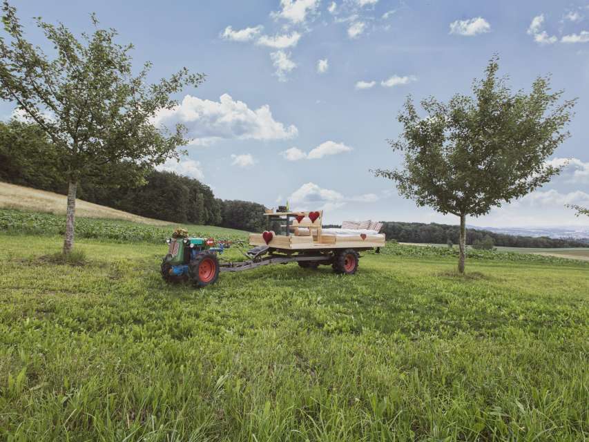 Himmelbett – schlafen unterm Apfelbaum